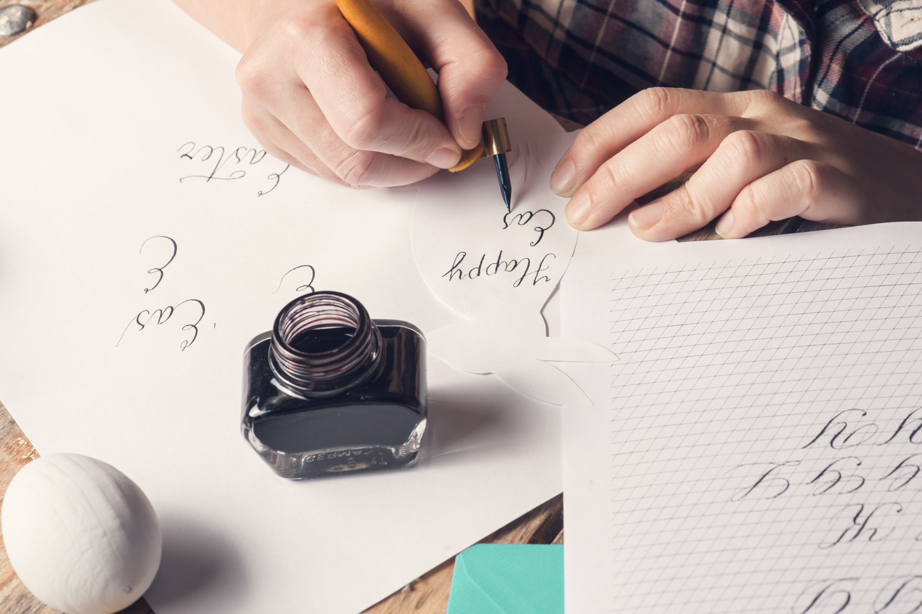 (4.-6. Klassen) Handlettering/Kalligraphie